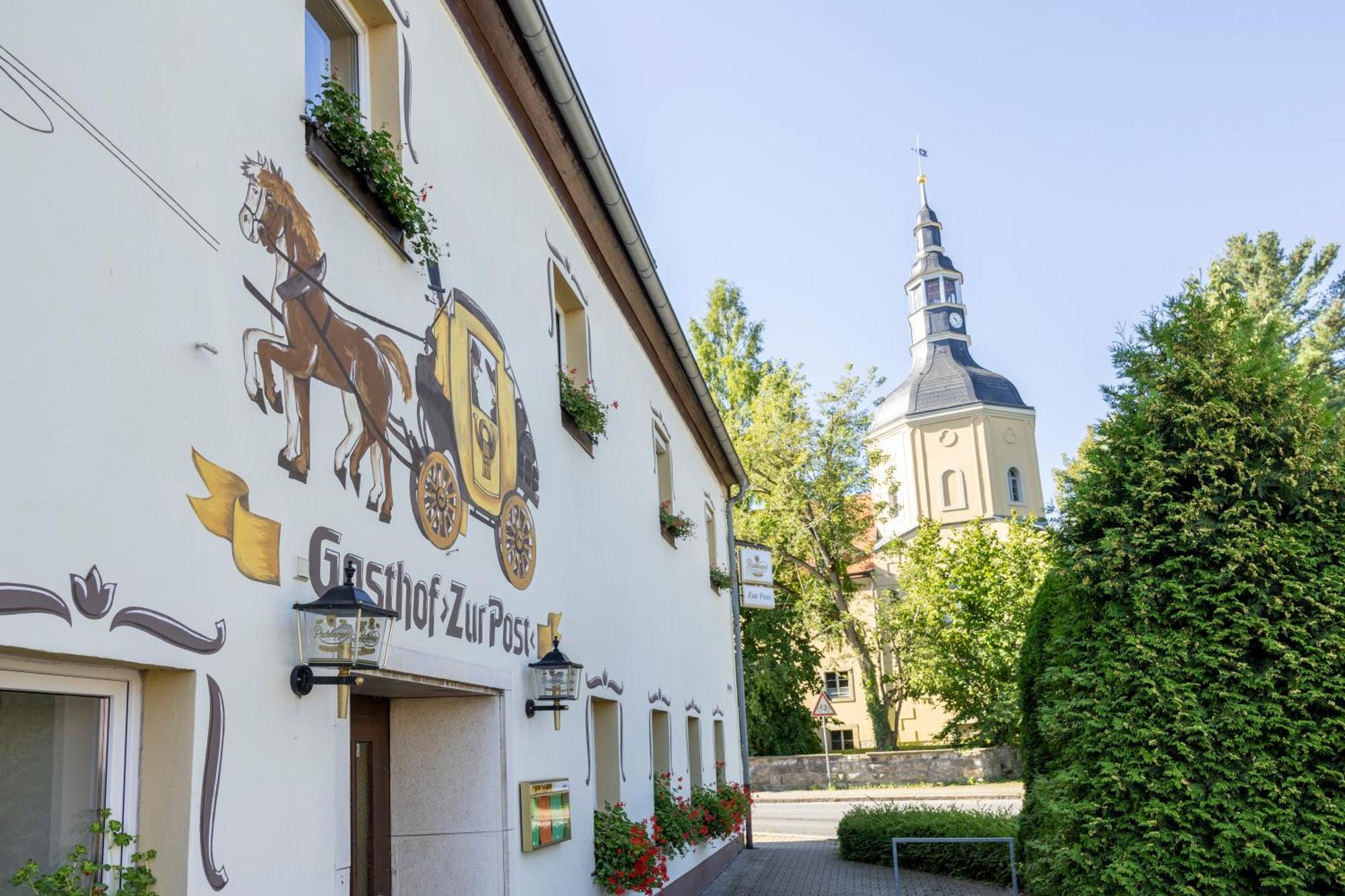 Hotel Zur Post Pirna Buitenkant foto